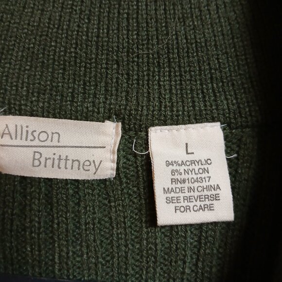 Vintage Women's Zip Sweater Nice & Comfy, Stylish - Picture 4 of 4